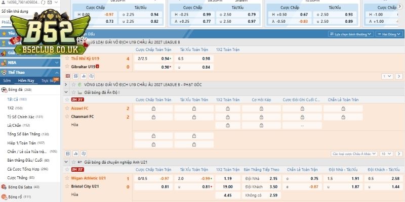 Khái quát về Saba Sports B52