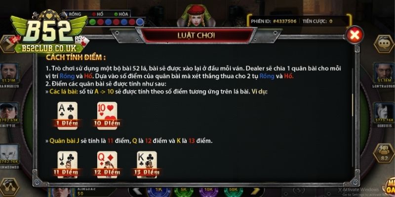 Mẹo chơi Rồng Hổ B52 giúp nâng cao tỷ lệ thắng
