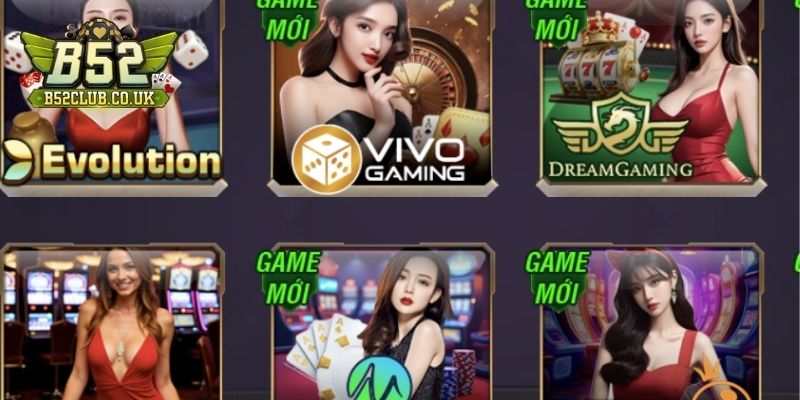 Tìm hiểu sảnh Casino hấp dẫn tại cổng game B52
